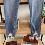 Abercrombie & Fitch The Super Skinny Ankle Mid-Rise Raw Hem Jeans, 26/ 2 Photo 2