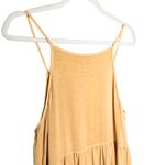 American Eagle  Soft & Sexy Yellow Lace Trim Sleeveless Tank Top Size Large Boho Photo 6