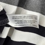 MIIK Tunic Top Long Sleeve Scoop Neck Casual Comfy Striped Black Gray Medium Photo 6