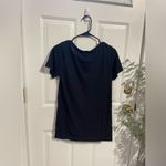 PINK - Victoria's Secret PINK black tshirt with velvet lettering lightweight size medium Photo 2