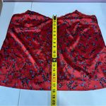 Eloquii  Red Floral Satin Lace Camisole Tank Top Photo 7