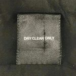 Women’s XS Wool Blend Longline Coat Herringbone Minimalist Zip Front Overcoat Gray Photo 3