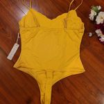 Iris Yellow Mustard Bodysuit Size Large Photo 1