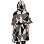 VERO MODA Landscape Black and White Cape  Denim One Size Photo 4