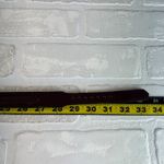 Justin Boots  Leather Belt Womens 30 Brown Silver Concho‎ Button Buckle Top Grain Photo 6