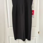 JJ's House  Black Chiffon Off The Shoulder Mini Bridesmaid Dress Size 14 NWT Photo 6