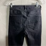 American Eagle  Black The Dream Curvy Super Hi Rise Distressed Denim Jeans Photo 7