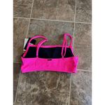 DKNY Neon Pink Micro Scrunch Bikini Top Size Medium Photo 3
