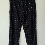 Lovers + Friends Conor Grommet Studded Metal Embellished Black Pant Edgy Photo 10