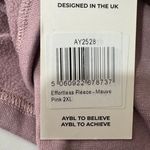 AYBL Women's Effortless Fleece Mauve Pink Size XXL NWT Photo 6