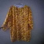 Japna Japan M Boho Floral Kimono Open Front Duster Photo 3