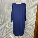 Lilly Pulitzer  Eliza 3/4 Sleeve T-Shirt‎ Dress in Navy Blue Size US Small Photo 8