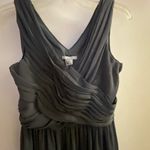 H&M Womens Dark Gray Midi Tank Dress Size 6 Pleated Wedding Cocktail Party Photo 1