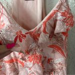 Miss Me | Tropical Floral Ruffled Racerback Tank Top Size M Photo 5