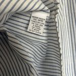 The Vermont Country Store Women's 3/4 Sleeve Blouse Blue White Stripe Size 2X‎ Photo 7