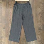 Old Navy Plaid Drawstring Straight Leg Draped Pant in Black and White Small Photo 6