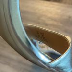 Sam Edelman Yaro Metallic Silver Heels Size 9 Photo 4