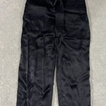 Wilfred aritzia  satin pants tie‎ belt black size 6 EUC Photo 0