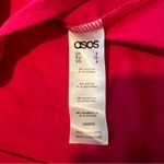 ASOS  Pink Stretch Bodycon V-Neck V-Back‎ Side Slit Sleeveless Mini Dress Size 4 Photo 2
