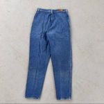 Lee Vintage 90s high rise bareback pleated v yoke taper ankle mom jeans Photo 2