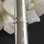 Tourmaline & sterling EUC ring. Bypass style setting w/ genuine gemstones. 6 Photo 5