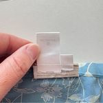 Coldwater Creek Blue Midi Pencil Skirt with Slit 100% silk Photo 5