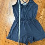 Moa Moa Navy Blue Sleeveless Romper Photo 3