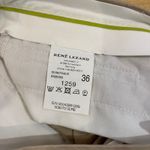 Rene Lezard Womens Khaki Beige Cotton Blend Dress Pants Straight Leg Size 36 4/6 Tan Photo 5