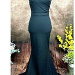 LuLus Lucette Black Sleeveless Ruffled Mermaid Gown XS Photo 0