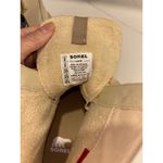 Sorel Combat Boots Womens Size 8 Taupe Patent Laces Sherpa Gorpecore Waterproof Photo 7