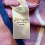 NWT Marble Striped Short Sleeve Sweater Balloon Sleeve Small Pink Photo 9