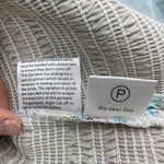 Rococo Sand Sunset Smocked Mini Dress Printed Bodycon White Blue Size M Photo 10