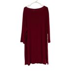 Maurice's  24/7 4X Red Cutout Long Sleeve Sheath Shift Dress Office Career Work Photo 1