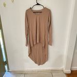 Frank & Eileen  High Low Tee Lab Tan Tunic Long Sleeve Shirt Small Photo 5
