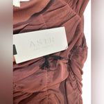 ASTR NWT  THE LABEL Revolve Dusty Pink Bradburry Ruched Bodycon Mini Dress S Photo 4