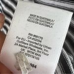 We The Free Black And White Striped Shirt Dress Photo 5