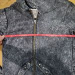 Vintage Just IV Me Gray Studded and Embroidered Dancers Hoodie Black Size M Photo 8