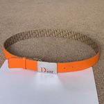 Christian Dior D1015 Dior women's 90 cm 36 inch reversible trotter and orange leather belt Photo 1