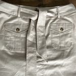 LIKE NEW midi khaki‎ tie waist Boden skirt with utility pockets size 16 Tan Photo 1