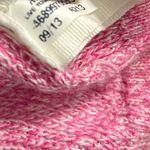 American Eagle Mixed Stitch Pink Off Shoulder Scoop Neck Sweater Medium Photo 10