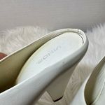 Vince Emberly White Leather Pointy-Toe Mules Photo 7