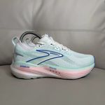 Brooks Glycerin 22 White Limpet Blue Athletic Running Shoes Women's Size 7.5D Photo 1