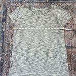 Lululemon Another Mile Short Sleeve Top Size 6-8 Tiger Space Dye Black White Photo 8