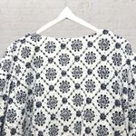 Valentina Naldi Blue White Cotton Kimono Wrap OS Size undefined Photo 6