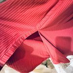 Ethnic Fuzion Embroidered Dress Striped Cotton Casual Summer Dress Red Size L Size L Photo 3