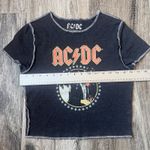 AC/DC Charcoal Grey Graphic Rock Band Baby Tee T Shirt Vintage American Tour #88 Gray Size undefined Photo 6