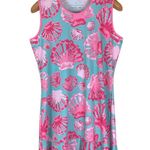 AnaClare Activewear Nautical Seashell Print Beach Summer Dress Size Large L Photo 0