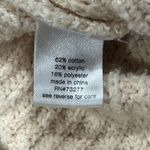 Elizabeth and James Knit Open Front Cream Cardigan Women’s Small Photo 3