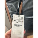 ZARA black sexy dress faux leather short with long sleeves size xs fits like sma Photo 4