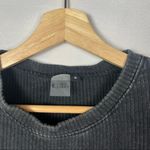 Cara Loren Active Faded Black Ribbed Crop Athletic Tank Top M Size M Photo 2